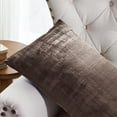 thumbnail image 2 of Home Soft Things Textured Velvet 2 Piece Pillow Shell Set - Raindrum - 14" x 26", 2 of 5