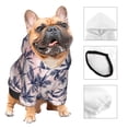 thumbnail image 3 of Balery Tropics Palm Trees Sudadera con Capucha para Perros Pequeños – Ropa para Mascotas, Disfraz para Perros y Gatos, Ideal para Fiestas y Cosplay-Medium, 3 of 7