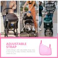 thumbnail image 4 of 2Pack Stroller Portable Mesh Bag Baby Storage Organizer Black for Parents with Outdoor Needs, 4 of 7