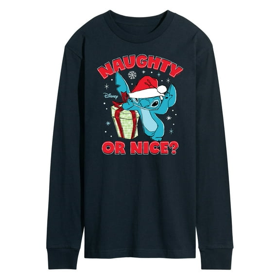 Lilo & Stitch - Naughty Or Nice - Men's Long Sleeve T-Shirt