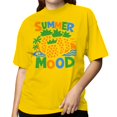 thumbnail image 2 of Smartprints Summer Pineapple Beach Women's T-Shirt Daisy, Cotton, S, 2 of 4