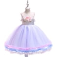 thumbnail image 6 of gljltg Cotton Baby Girl Clothes Summer Little Princess Toddler Kids Party Tutu Dresses, 6 of 6