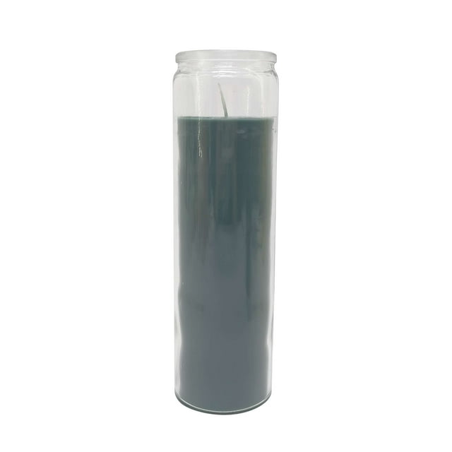 Bougie en pot non parfumée, vert