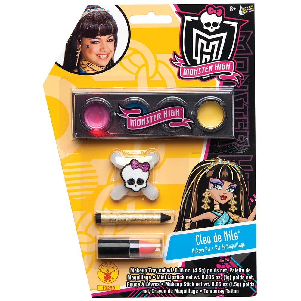Monster High Cleo De Nile Makeup Kit Halloween Accessory Walmart Com Walmart Com More information about monster makeup kits is available on the website makeup4me.net. monster high cleo de nile makeup kit halloween accessory walmart com