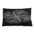 thumbnail image 1 of Ahgly Company Patterned Indoor Rectangular Platinum Gray Lumbar Throw Pillow, 13 inch by 19 inch, 1 of 5