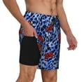 thumbnail image 3 of Gaeub Abstract Colorful Butterflies Mens Swim Trunks Stretch Beach Shorts Quick Dry for Men Swim Shorts Swimwear with Pockets- X-Large, 3 of 9