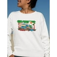 thumbnail image 2 of Camping In Nature Design  Sweatshirt Women -Image by Shutterstock, Female 3X-Large, 2 of 4
