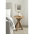 Kate and Laurel Soleyn Mid-Century Round Wood Side Table, 20 x 20 x 25 ...
