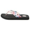 thumbnail image 3 of Floopi Flip Flops for Women, Floral Sandals, Casual Flat Yoga Mat Thong Women’s Sandals, Ladies Beach Sandals with Indoor & Outdoor Anti-Skid Soles., 3 of 6