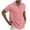 Pink, variant on Mens Shirts Short Sleeve Casual Loose Fit T-Shirt Athletic Sports Tops Black XL