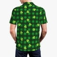 thumbnail image 3 of Balery Happy St. Patrick's Day5 Printed Men’s Short Sleeve Polo Shirt, Midweight Men's Shirt,Golf Polo shirts -XX-Large, 3 of 8