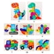 thumbnail image 3 of Vench Kit de construcción para niños, rompecabezas de dinosaurio, tablero 3d portátil, suministros, regalo de Navidad, 3 of 4