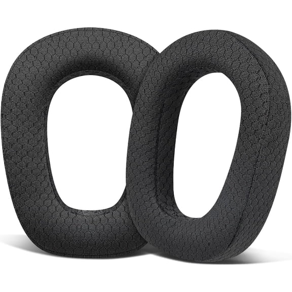 SOULWIT Replacement Earpads for Logitech G435 Lightspeed Wireless Gaming Headphones, Ear Pads Cushions with Durable Mesh Fabric, High-Density Foam - Black