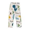 thumbnail image 5 of Xecao Childish Dinosaur Men's Straight Lounge Pajama Pants: The Ultimate in Comfortable Sleepwear, 5 of 9