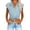 -011-Light Blue, variant on Womens Denim Blouses Short Sleeve V Neck Button Down Casual Shirts Relaxed Fit Soft Comfy Tops Daily Office Weekend Basic Wear