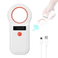 thumbnail image 1 of 134.2KHz Pet Microchip Reader with Bluetooth and USB Connectivity - Supports EMID/FDX-B Tags, OLED Display, 128 Tag Memory, Rechargeable Battery, Compact Design for Easy Scanning, 1 of 7
