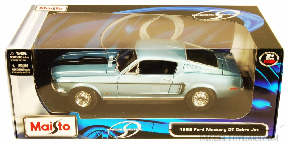 Maisto 1968 Ford Mustang Gt Cobra Jet 118 Scale Diecast