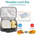 thumbnail image 5 of Kids Lunch Box Boy Insulated Lunch Bag Game Leather Thermal Lunch bag for School Insulated Cooler Bag Game Lunch Boxes, 5 of 6