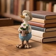 thumbnail image 4 of Adorable Figurine Décorative en Résine en Forme de Canard, Artisanale Exquise Résistante à la Décoloration, Base Pondérée Anti-Basculement Imperméable pour Salon, Entrée, Chambre, Bureau, Accessoire de Photographie de Pâques, Cadeau de Fête, Déco, 4 of 5
