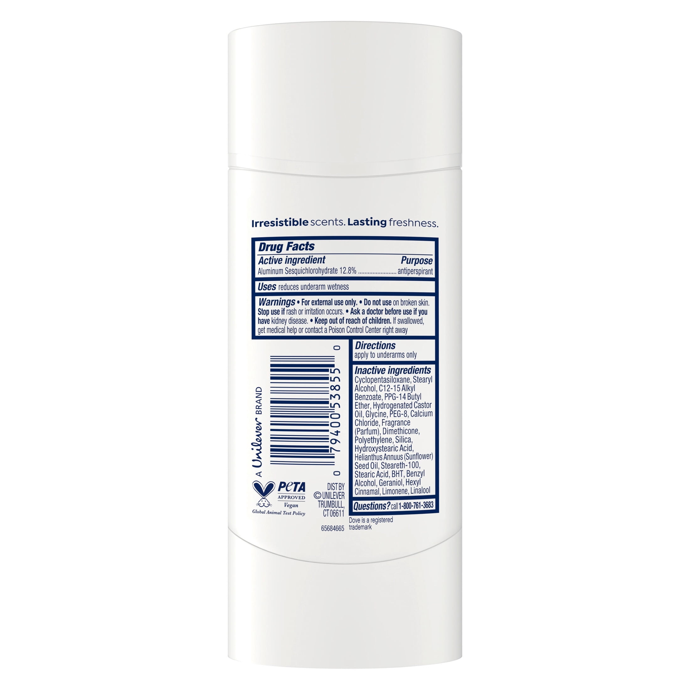 Dove Limited Edition Invisible Solid Berry Bliss 72 Hour Sweat & Odor Protection, 2.6 OZ