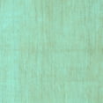 thumbnail image 1 of Ahgly Company Indoor Square Solid Light Blue Modern Area Rugs, 7' Square, 1 of 4