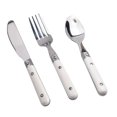 thumbnail image 1 of 1 Set of Kids Stainless Steel Tableware Simple Cutlery Set Cutter Spoon Fork Set, 1 of 6