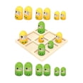 thumbnail image 4 of Juego de Tic TAC Toe Interactivo para padres e hijos CUTICAT Juego clásico de damas de escritorio rana, 4 of 8