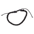 thumbnail image 2 of West Coast Paracord Natural Dyed Braided Leather Bracelets - Adjustable, Layered, Stacking, Fashion Bracelets - Multiple Styles and Colors Available, 2 of 3