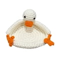 thumbnail image 5 of Opvise Duck Panda Crochet Coaster Heat-resistant Non-slip Kitchen Countertop Table Protection Handmade Mug Coffee Tea Cup Holder Decoration, 5 of 8