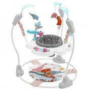 Bouncer, Activity Center 360° Rotation & Adjustable Height, Toddler Play Jumper with Developmental Toys, Music Lights Sounds, SpaceSaver Jumperoo For Age 6 Months and Up