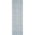 thumbnail image 1 of HomeRoots 353993 2 ft. 3 in. x 7 ft. 6 in. Runner Wool Ice Blue Area Rug, 1 of 1