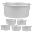 thumbnail image 4 of Minkissy 6-Piece Non-Stick Metal Round Cake Pans Set for Baking, Home Kitchen Bakeware Molds, 4 of 8