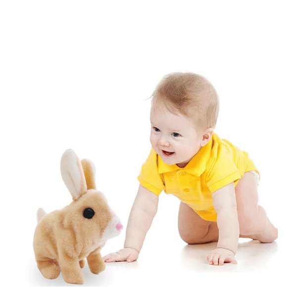 Hxlamzoo Kids Toys Simulated Pet White Can Jump and Call Children To Play House Pet Toys Toys Clearance Sale