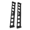 thumbnail image 4 of 2 piezas Hebilla lateral para estante de camping Material de nailon negro Hebilla lateral para estante de vajilla portátil para exteriores para colocación L, 4 of 10