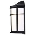 thumbnail image 3 of Nuvo Lighting LED Cage Lantern Fixture Black Finish with White Linen Acrylic, 3 of 7