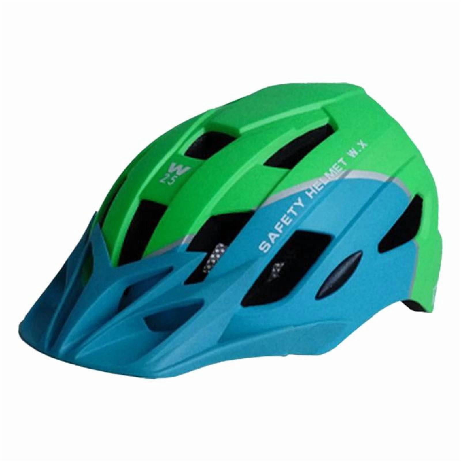DimyFew Adjustable and Comfortable Bicycle Helmet for Daily Commuting, Cycling Equipment Green Blue