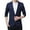Navy, variant on LIUJUNSHOP Men's Formal Jacket Blazer Men's Slim Fit Button Formal Business Suit Jacket with Pocket for Attire