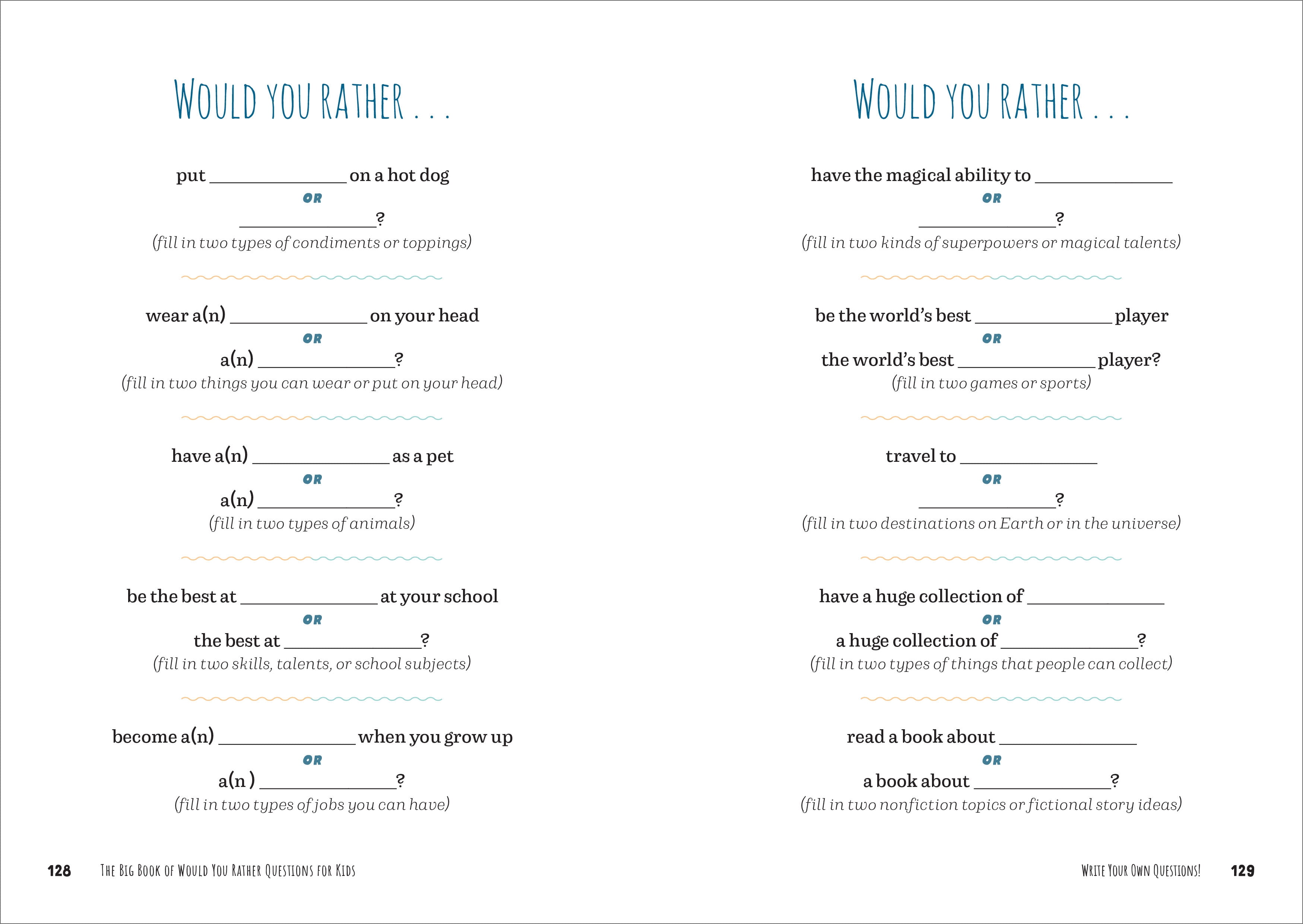 The Big Book of Would You Rather Questions for Kids, Book by Kevin Kurtz, Official Publisher Page