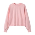 thumbnail image 6 of Oversized Crewneck Sweatshirts for Women Warm Comfy Fleece Cute Sweatshirts | No Hood Scoop Neck, Over Sized Loose Fitted, Lightweight Soft Cozy, Teens Juniors Boyfriend,2XL, 6 of 6
