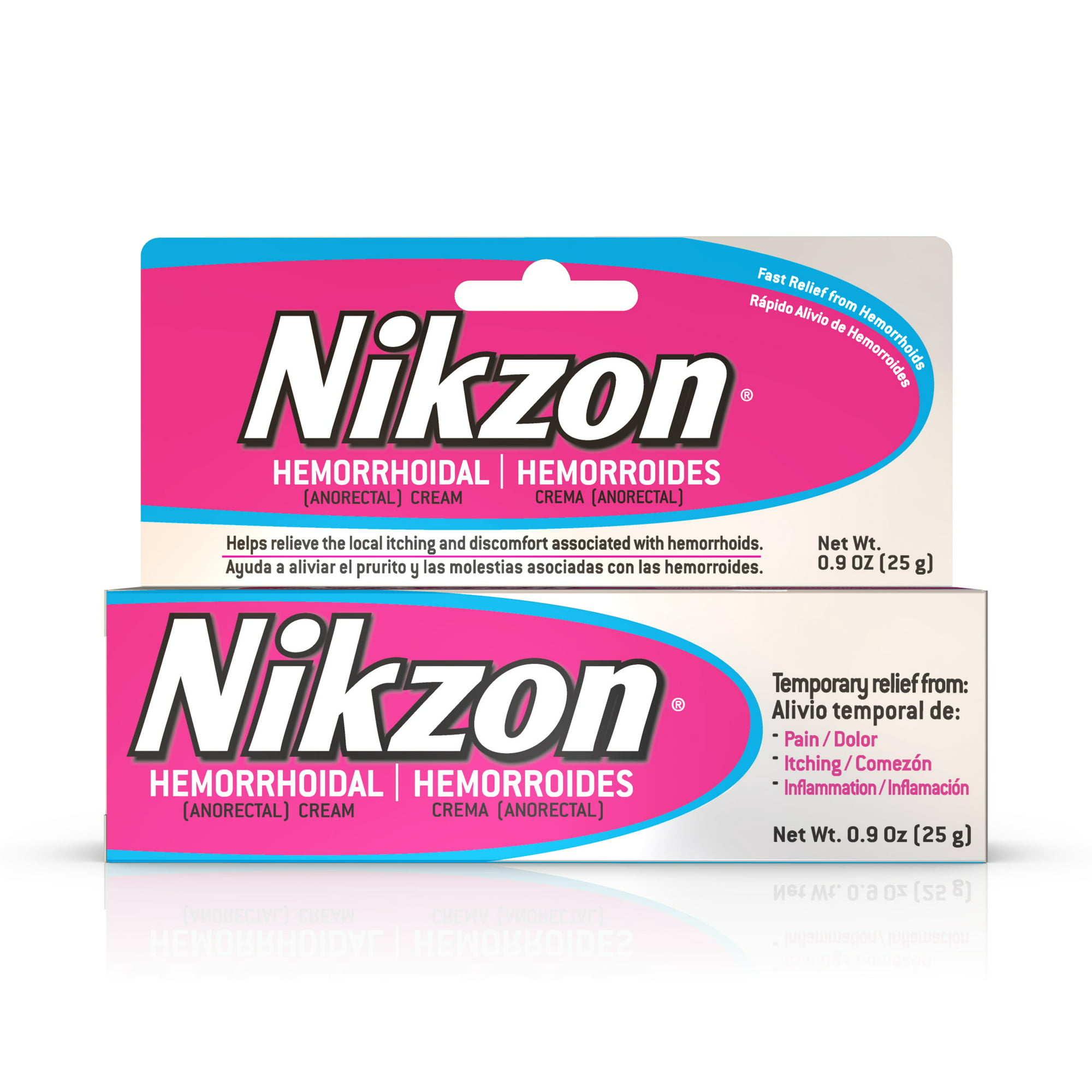 Nikzon Hemorrhoidal Itching Soothing Treatment Cream, 0.9 oz + TABLETS (90 count)