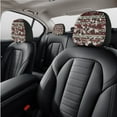 thumbnail image 6 of Renewold American Tribal Cow Print Red Retro 11 Pack Car Seat Covers for Women Men with Keychain Headrest Cover, Washable Cup Coasters Handbrake Cover Gear Shift Cover Auto Seat Cover Accessories, 6 of 7