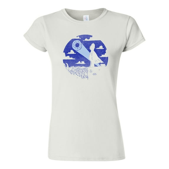 Junior Doh Knight Donut Supehero Homer Salih Gonenli Artworks TV Parody DT T-Shirt Tee