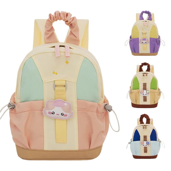 WAYUTE Kids Backpack Playful Cartoon Backpack for Boys and Girls Everyday School with Adjustable Straps and Front Pocket Bookbag Casual Outdoor Travel