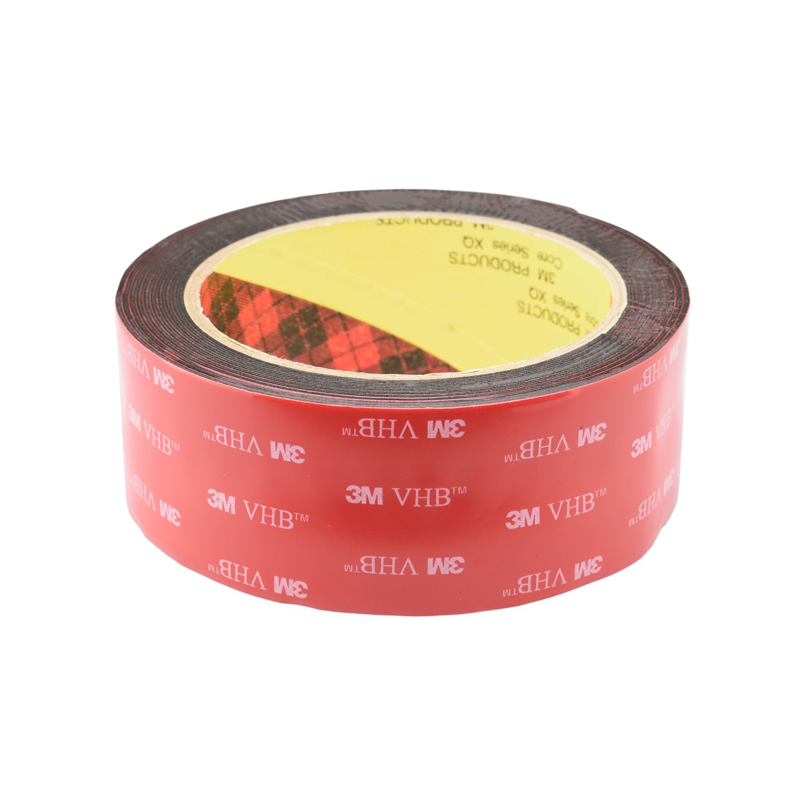 XFasten Double Sided Woodworking Tape w/ Yellow Backing 2.5 x 30 yd 