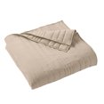 thumbnail image 3 of Better Homes & Gardens Linen Blend Quilt, King, Tan, Breathable Bedding, 3 of 5