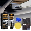 thumbnail image 1 of sdhkgrrt 3Pcs Car Scratch Repair Kit, Car Paint Scratch Remover and Polishing Coating, Fine Scratch Removal Cream with Applicator Sponge and Cloth for Car Body Paint Repair and Detailing, 1 of 9