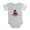 Heather Gray, variant on CafePress - Dachshund Valentine - Cute Infant Baby Football Bodysuit