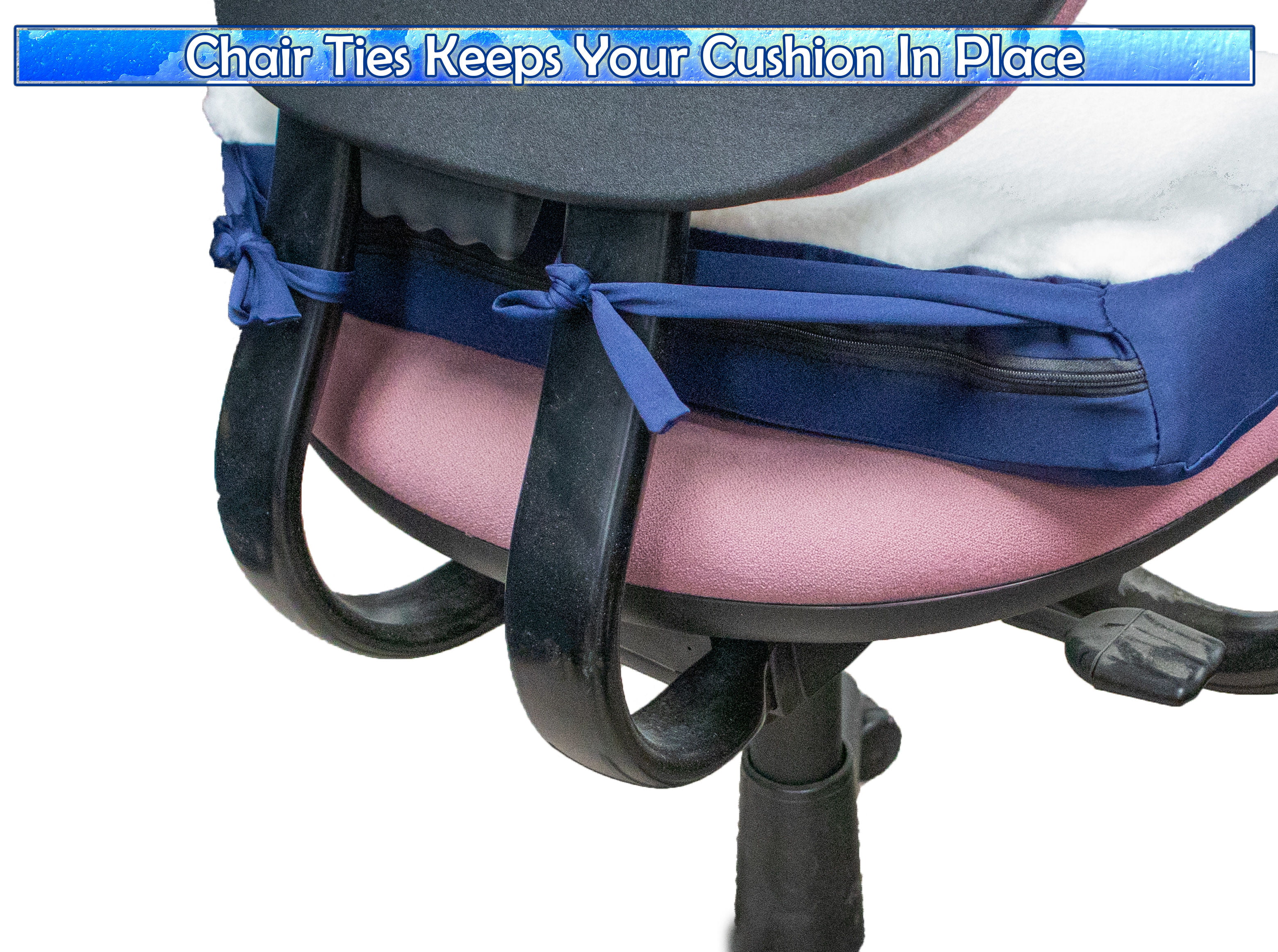Newsty Travel Seat Cushion Portable Gel Seat Cushion, Foldable Chair Seat  Cushion Orthopedic Lightweight Folding Seat Cushion for Back, Coccyx, 