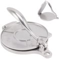 thumbnail image 4 of Tortilla Press Tool, Manual Efficient Multifunctional Roti Maker Aluminum Alloy for Home (16cm Silver), 4 of 8