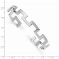 thumbnail image 2 of Auriga Fine Jewelry 925 Sterling Silver Rhodium Plated Fancy Cuff Bangle for Women, 2 of 4
